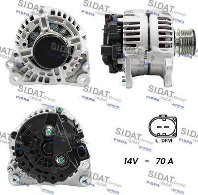 Fispa A12BH0839A2 - Alternator autospares.lv