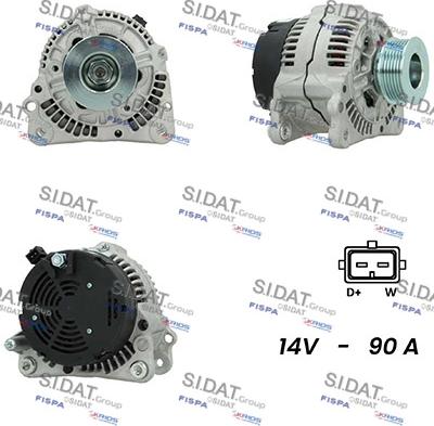 Fispa A12BH0837A2 - Alternator autospares.lv