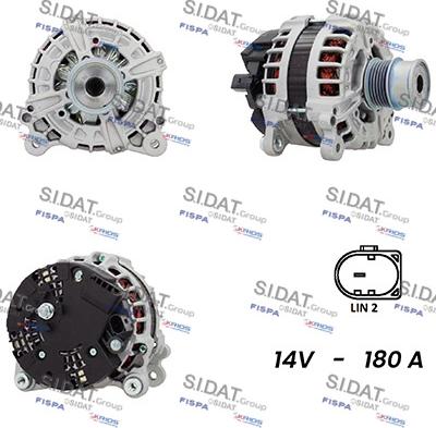 Fispa A12BH0877AS - Alternator autospares.lv