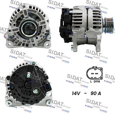 Fispa A12BH0399A2 - Alternator autospares.lv