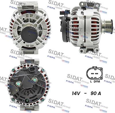 Fispa A12BH0397A2 - Alternator autospares.lv