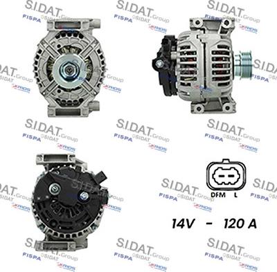 Fispa A12BH0350A2 - Alternator autospares.lv