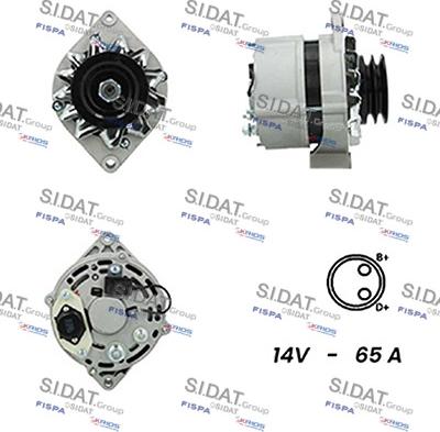 Fispa A12BH0311A2 - Alternator autospares.lv