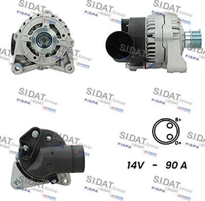 Fispa A12BH0380A2 - Alternator autospares.lv