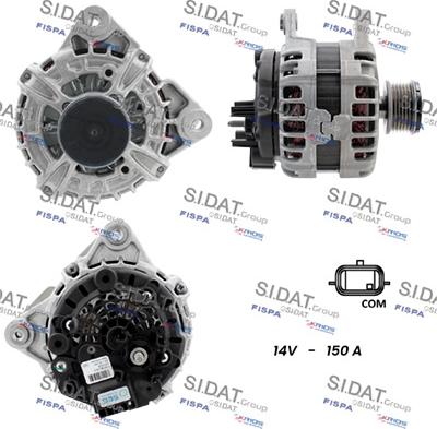 Fispa A12BH0296 - Alternator autospares.lv