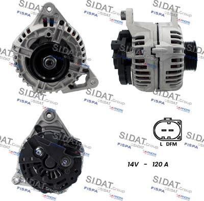 Fispa A12BH0240A2 - Alternator autospares.lv