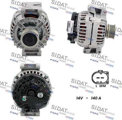 Fispa A12BH0241A2 - Alternator autospares.lv