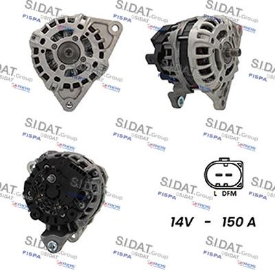 Fispa A12BH0268A2 - Alternator autospares.lv