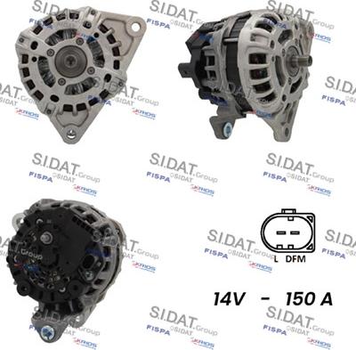 Fispa A12BH0268 - Alternator autospares.lv