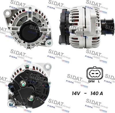 Fispa A12BH0215A2 - Alternator autospares.lv