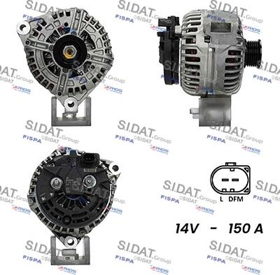 Fispa A12BH0273AS - Alternator autospares.lv