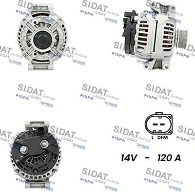 Fispa A12BH0740A2 - Alternator autospares.lv