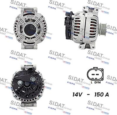 Fispa A12BH0741A2 - Alternator autospares.lv