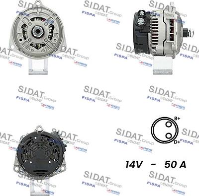 Fispa A12BH0766A2 - Alternator autospares.lv