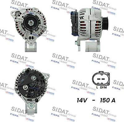 Fispa A12BH0737A2 - Alternator autospares.lv