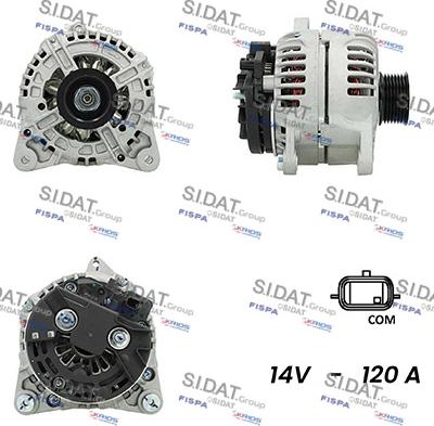 Fispa A12BH1019AS - Alternator autospares.lv