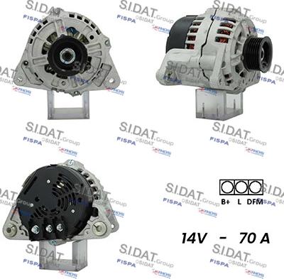 Fispa A12BH1038A2 - Alternator autospares.lv