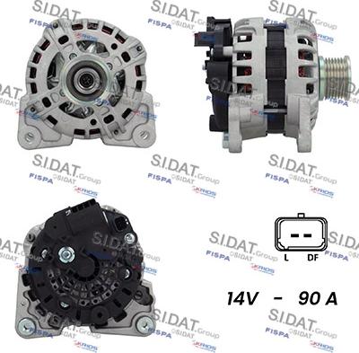 Fispa A12BH1033A2 - Alternator autospares.lv