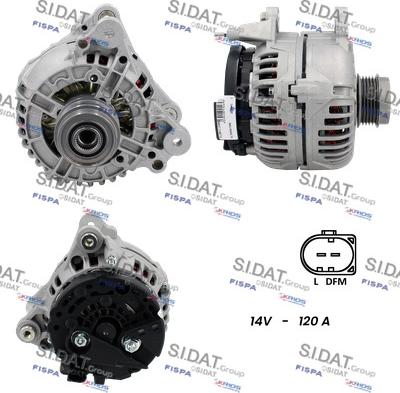 Fispa A12BH1150A2 - Alternator autospares.lv