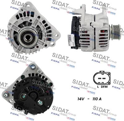 Fispa A12BH1160A2 - Alternator autospares.lv