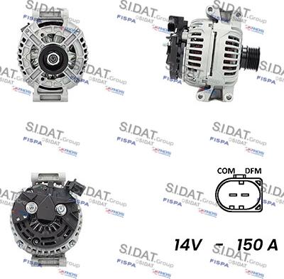 Fispa A12BH1131AS - Alternator autospares.lv