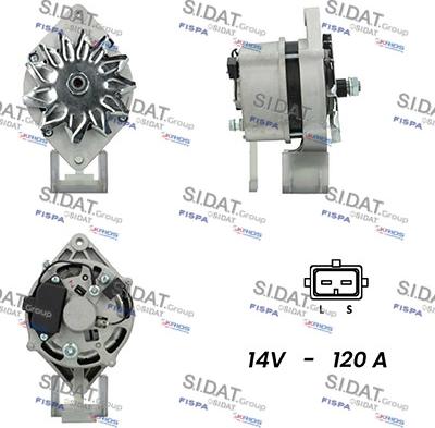 Fispa A12BH1127A2 - Alternator autospares.lv