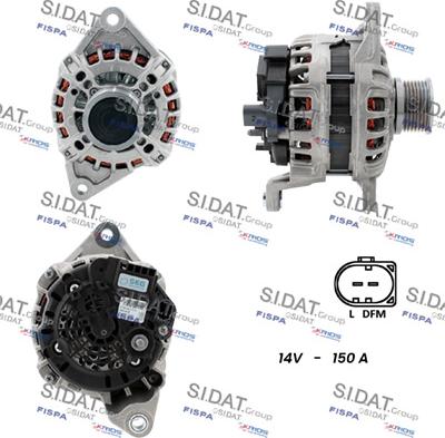 Fispa A12BH1387 - Alternator autospares.lv