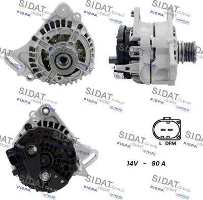 Fispa A12BH1279A2 - Alternator autospares.lv