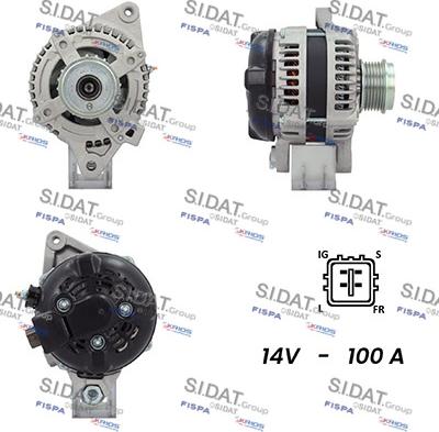 Fispa A12DE0496A2 - Alternator autospares.lv