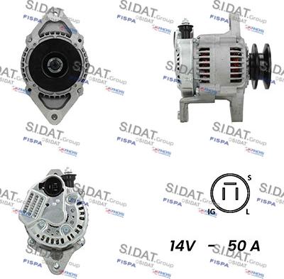 Fispa A12DE0492A2 - Alternator autospares.lv