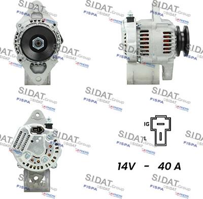 Fispa A12DE0449A2 - Alternator autospares.lv