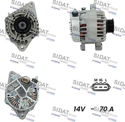 Fispa A12DE0489 - Alternator autospares.lv