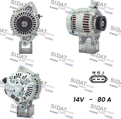 Fispa A12DE0486A2 - Alternator autospares.lv