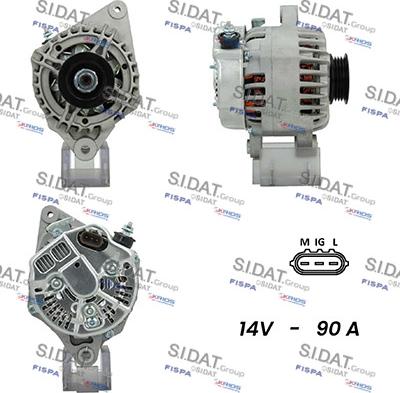 Fispa A12DE0488A2 - Alternator autospares.lv