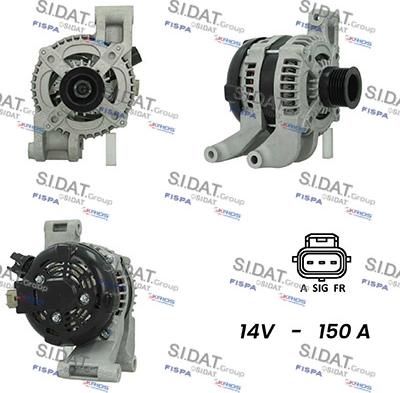 Fispa A12DE0586A2 - Alternator autospares.lv