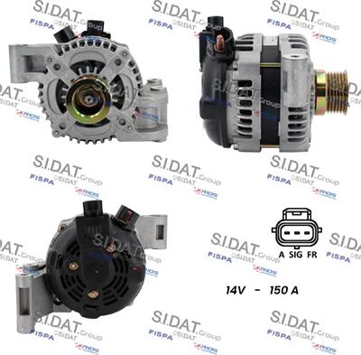 Fispa A12DE0586 - Alternator autospares.lv