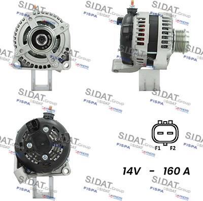 Fispa A12DE0604A2 - Alternator autospares.lv