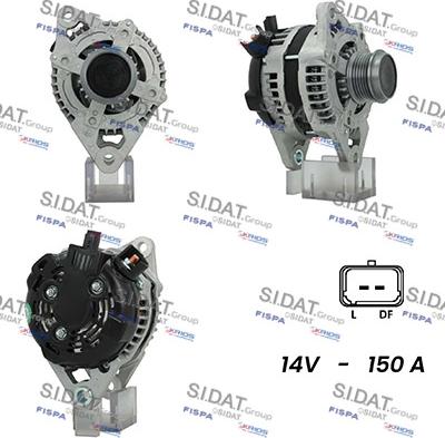 Fispa A12DE0619A2 - Alternator autospares.lv