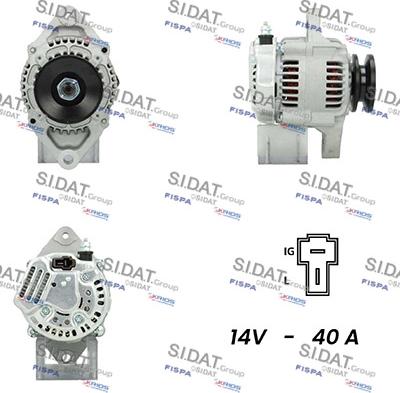 Fispa A12DE0621A2 - Alternator autospares.lv