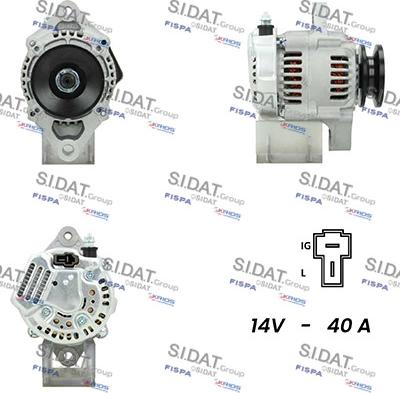 Fispa A12DE0091A2 - Alternator autospares.lv