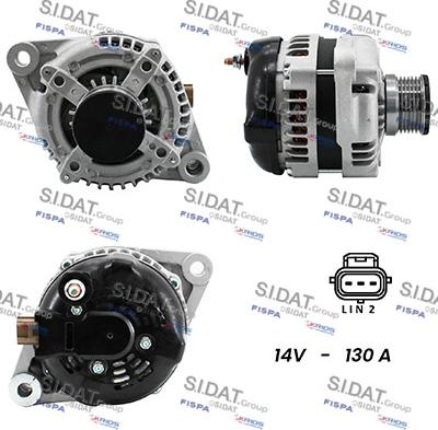 Fispa A12DE0049A2 - Alternator autospares.lv