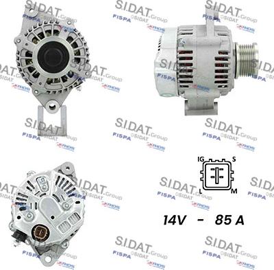 Fispa A12DE0052A2 - Alternator autospares.lv