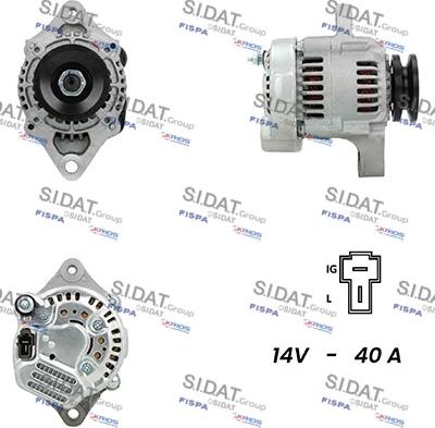 Fispa A12DE0066A2 - Alternator autospares.lv