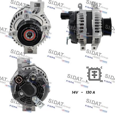 Fispa A12DE0067 - Alternator autospares.lv