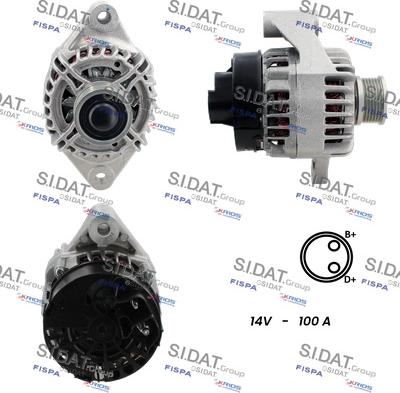 Fispa A12DE0081 - Alternator autospares.lv