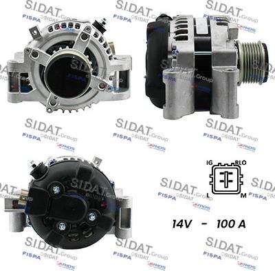 Fispa A12DE0072A2 - Alternator autospares.lv