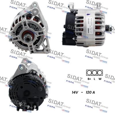 Fispa A12DE0159 - Alternator autospares.lv