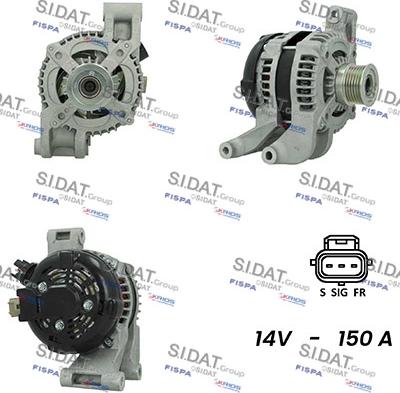 Fispa A12DE0155A2 - Alternator autospares.lv