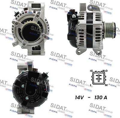 Fispa A12DE0119A2 - Alternator autospares.lv