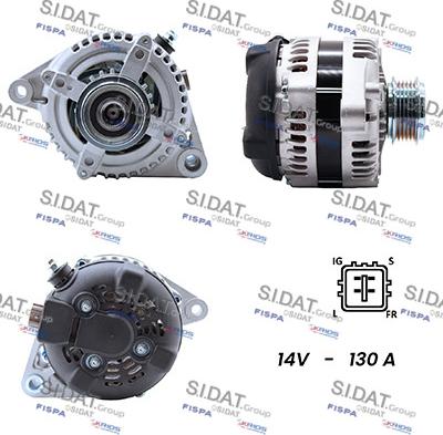 Fispa A12DE0118A2 - Alternator autospares.lv